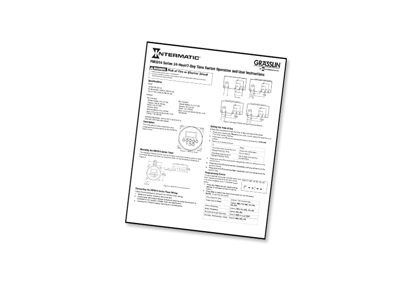 Grasslin FM1D14A-AV TimeClock