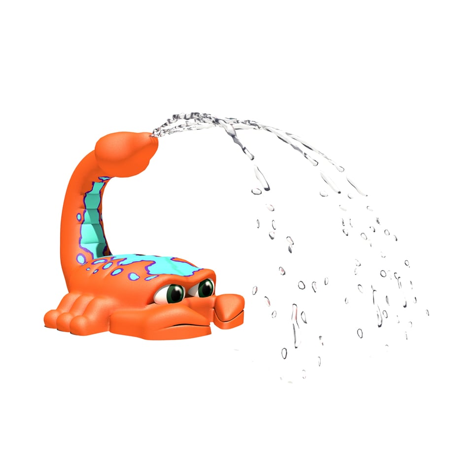 Sandra Scorpion Aqua Sprayer emits an arching streams of water from its tail.