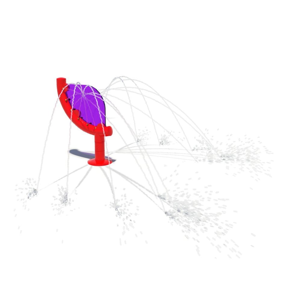 Shoelaces spray offers a duo of water streams.