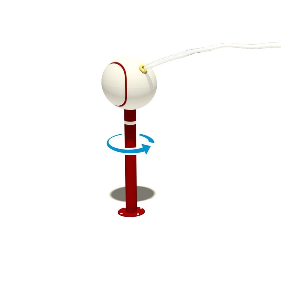 Spin N' Spray Baseball is a spinning sprayer with baseball.