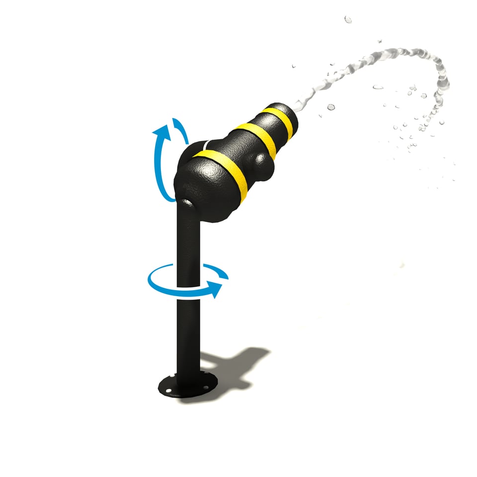G2 Cannon™ emits a soft aerated stream of water.