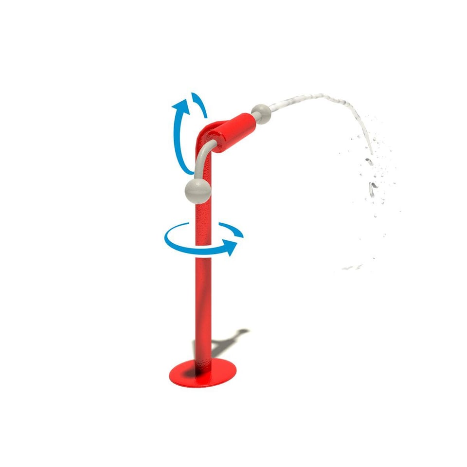 Gravity Shooter is built with soft-feel foam nozzle and is available with 45 to 360 degree swing.