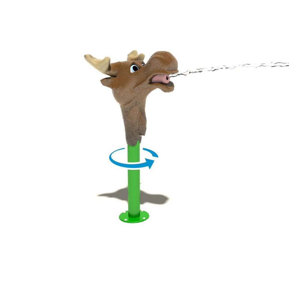 Spin N' Spray Moose spinning sprayer with moose.