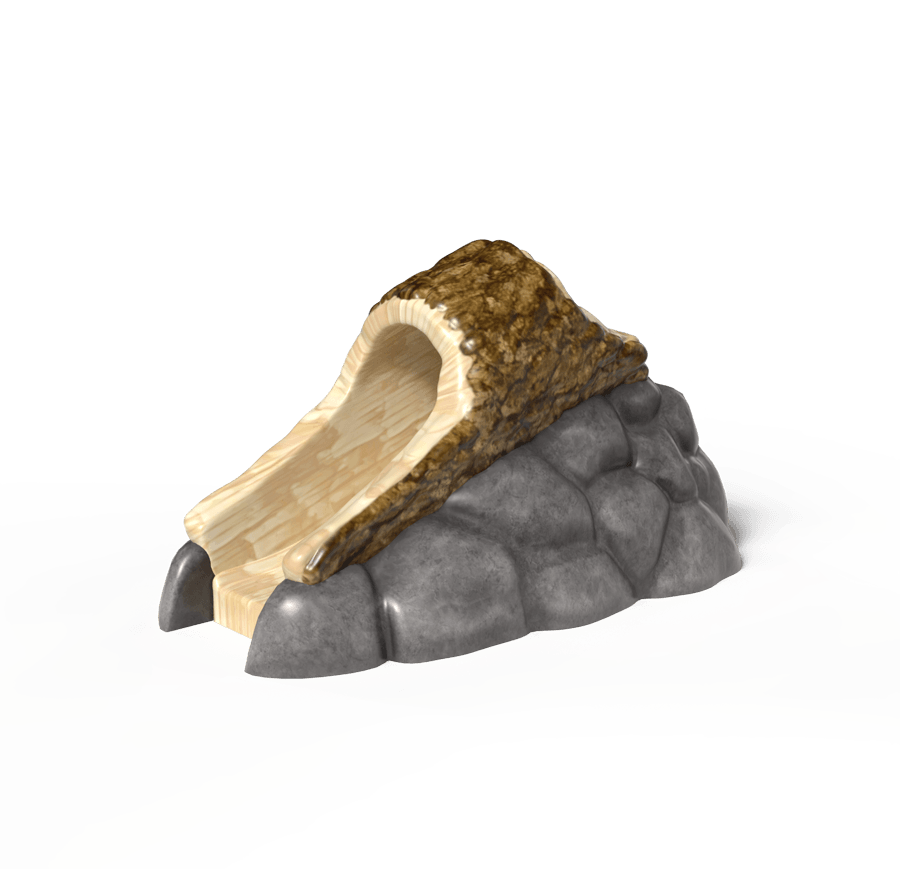 Hollow Log aqua slide.