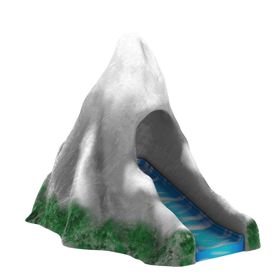 Mini Mountain aqua slide