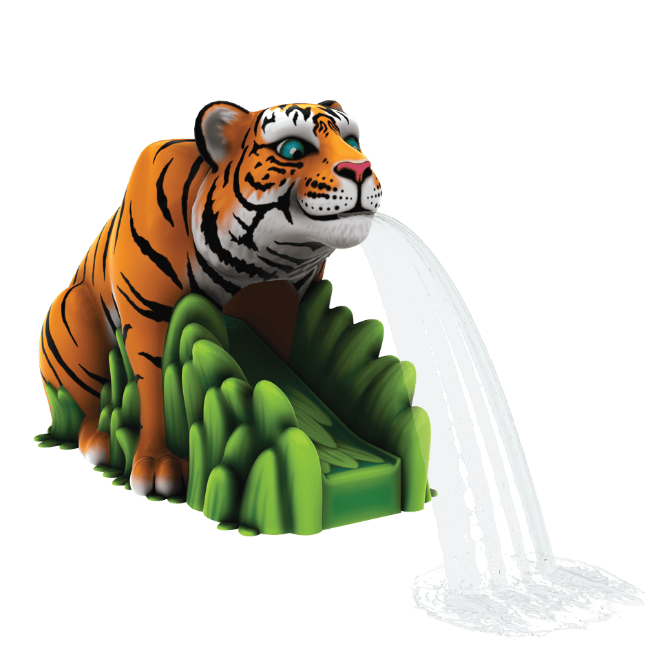 orange and black striped tiger on green grass 