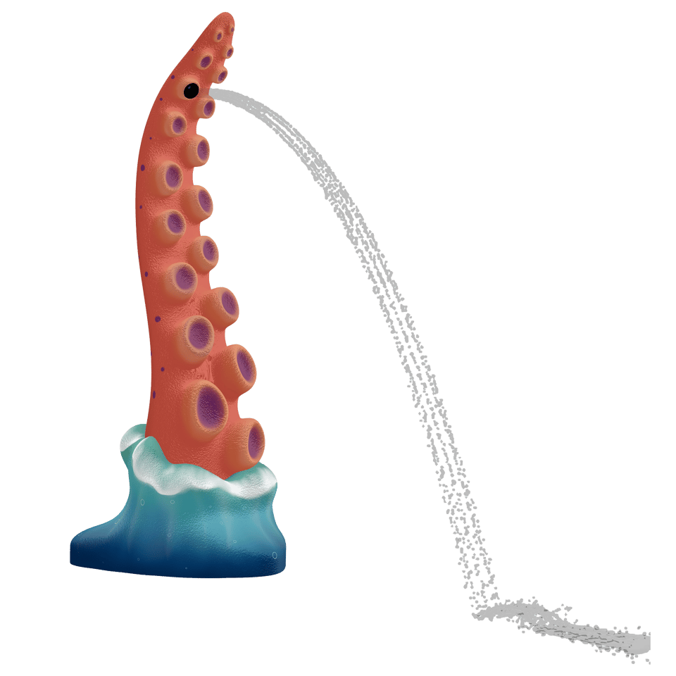 sea monster octopus arm sprayer