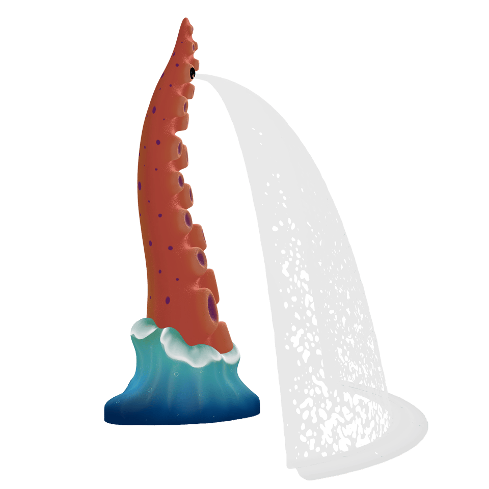 sea monster octopus arm fan stream sprayer