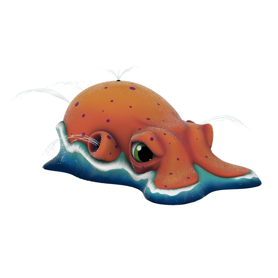 sea monster octopus head sprayer