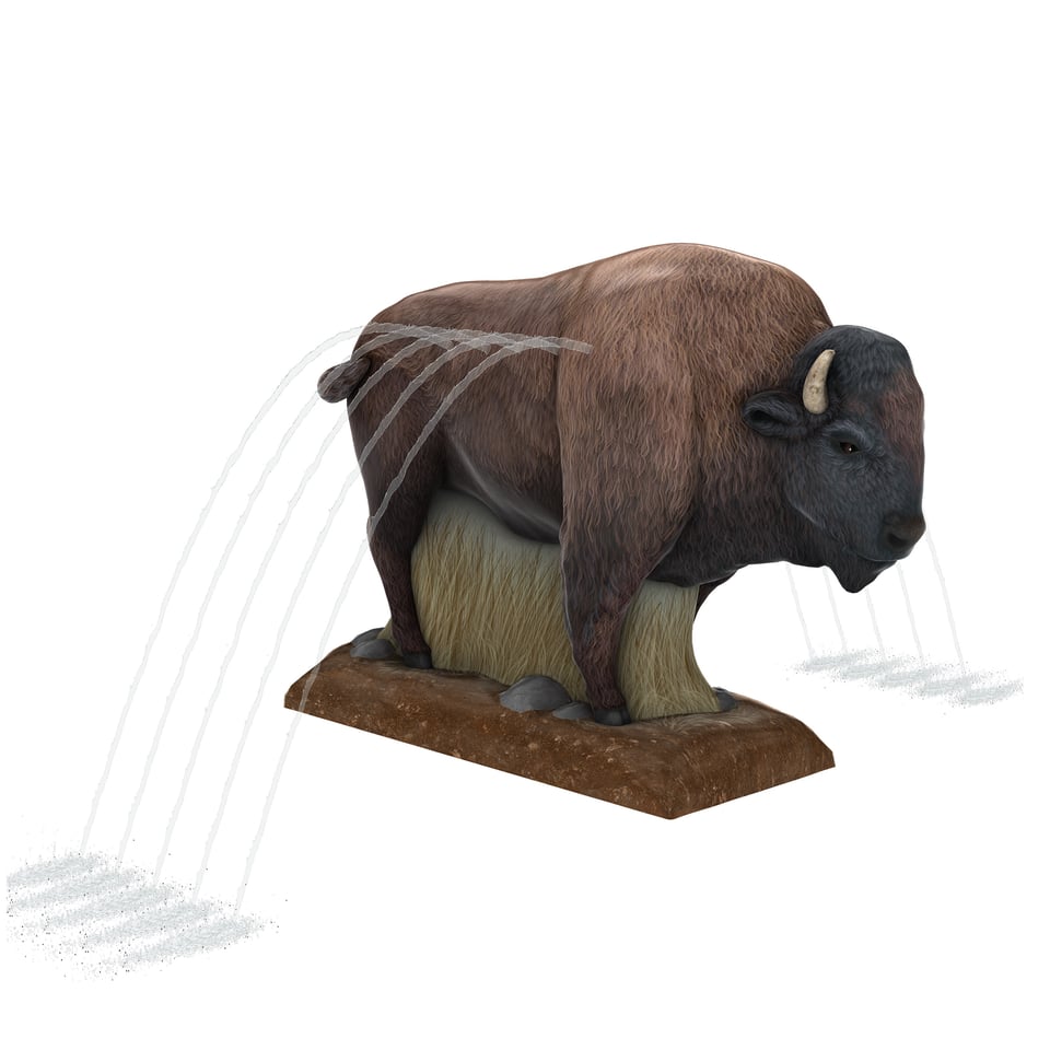 big brown bison