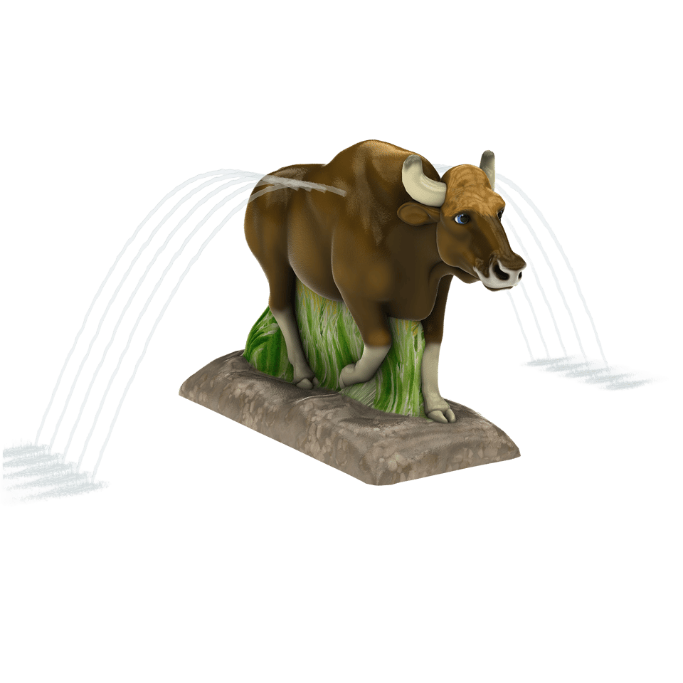 big brown gaur