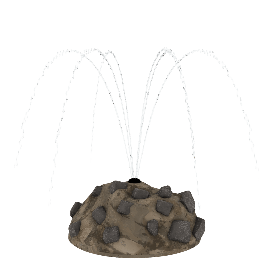 brown and grey rock pile